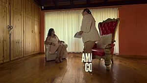 we hit the beach avril ella's amazonian curves dominate