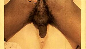 vintage london interracial with huge black cock in hairy beaver