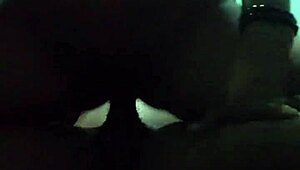 curvy ebony milf rides black cock tight with ass shaking and spanking homemade