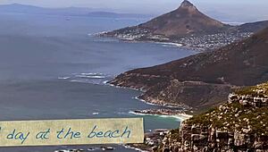 we hit the beach avril ella's amazonian curves dominate