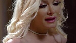 Ebony babe rams toy deep into milf's wet pussy for intense pleasure