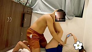 Fucks Neighbor's Wife But No Creampie Inside