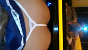 top student earns best grade flashing delicious panties for latina oral