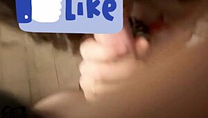 ELIVA LOVES HUGE CUCUMBER FISTING IN BATHROOM