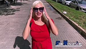 😍 Rubia tetona en Mercadona con Victor Bloom y euforia total 🔥 PornoVatas