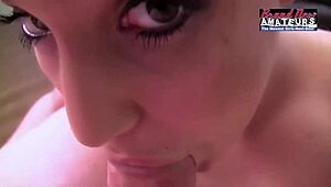 What if green eyed ryann swallowed every drop after deepthroating?