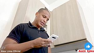 i went to hot client's house... she gave pussy to me n helper wow!!