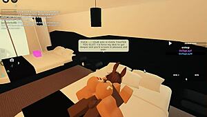 ROBLOX Blacked Threesome Big Black Cock Anal