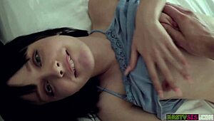 Nala Nova Moans Loud on Bed from Big Cock Doggystyle and Cowgirl