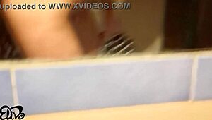 ELIVA LOVES HUGE CUCUMBER FISTING IN BATHROOM