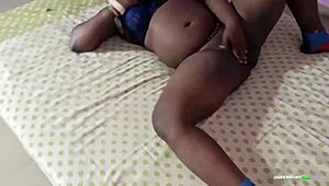 African babe travels from lagos for wild outdoor fan fuck