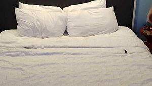 shemale sucks cock bareback anal creampie doggie missionary hotel