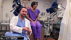 Jackie Banes Chokes on Cock Backstage Deepthroat Domination