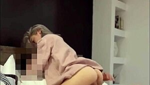 flaca cachonda monta y chupa verga tinder hasta tragar leche toda 😍💦