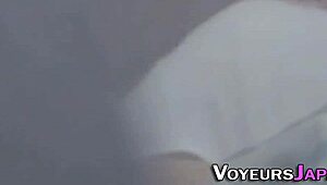 japanese cutie sneaks outdoor pussy rub on hidden cam