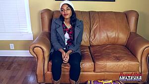 Skylar's Messy Brunette Throat Worships Deep With Cumshot Facial And Toy Play!