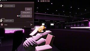 he rips clothes off sshf e-girl and claims her virgin pussy dancing in strip club