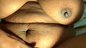 big black tits ebony babe fucks herself deep with toy craving more