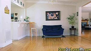 stepsis blindfolded in heels sucks old cock hardcore after i take advantage