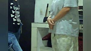 damn these two curvy latina milfs dare to suck the same cock together