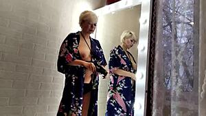 Aimee Loves Daddy's Dick in Pussy and Mouth While Peter Watches Mommy Ride Cowcam Creampie