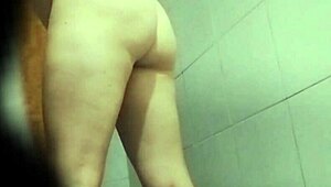 Spying on my hot Colombian stepmom shaving her pussy outdoors feels so naughty