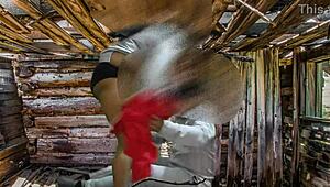 hey mommy wet forest night got us so horny for anal creampie doggystyle 😏🌲💦