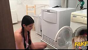 dorm students ride throbbing cock till hot cum floods warm mouth