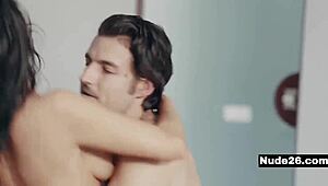 sofi ryan bends over deepthroats big cock rides cowgirl takes doggystyle cumshot