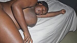 those massive melon boobs bounce hard on black cock