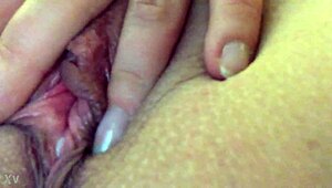 my wife gets so into masturbating watching her fingers slide in deep