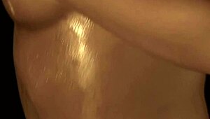 blonde milf and brunette teen explore lesbian group play intimately.