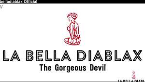 Curly Rican Worships Labelladiablax's Huge Ebony Ass in Lezdom Licking Session