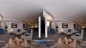 Kate England in Naughty America VR Pounds Your Cock Deep in Pussy and Throat