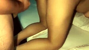 Primer anal de mi hijastra de 18 años con culo rosadito sexo duro