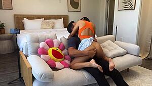 Richard Cheats with Hailey as Max and Huney Turn It into Wild 4some Fuck