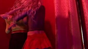 two busty blondes fight then finger juicy pussies to makeup bliss