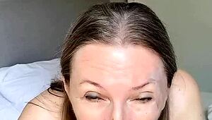 wake up to busty mature mommy's huge natural tits and juicy pussy teasing you!