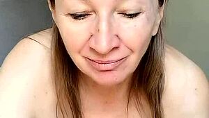 wake up to busty mature mommy's huge natural tits and juicy pussy teasing you!