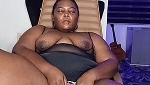 Lonely horny ebony housewife Mara Exotic squirts solo full video