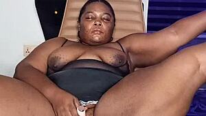 Lonely horny ebony housewife Mara Exotic squirts solo full video