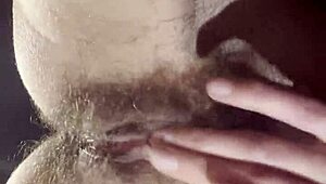 teacher, your hairy wet pussy looks amazing while you masturbate