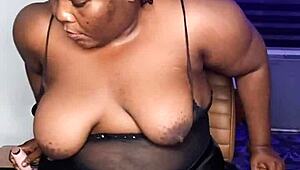 Lonely horny ebony housewife Mara Exotic squirts solo full video