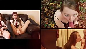 Skinny emo redhead goth gets fucked with orgasm denial lesson 🎓🔥