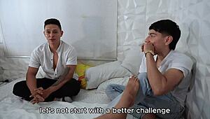 latina babe with perfect tits takes on two huge cocks part 1 esteban gamboa