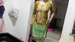 Whore Priya Washes Big Ass And Tits In Public Shower