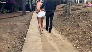 Taking my slut wife to gloryhole for big black cocks