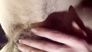 teacher, your hairy wet pussy looks amazing while you masturbate