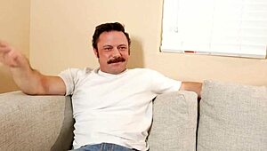 my sex therapist ties me up demands i fuck her bound body hard with monster cock slapping