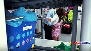 cooperate tiny khloe or we rip those clothes in the garage secret